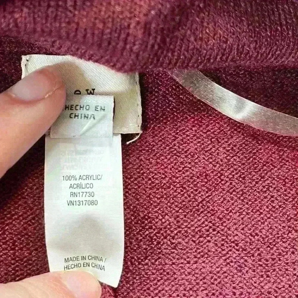 A new day v neck poncho sweater  OSFM - Picture 10 of 10